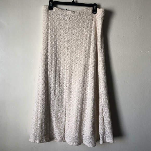 New York & Company Boho Lace Pattern Skirt - Picture 3 of 4